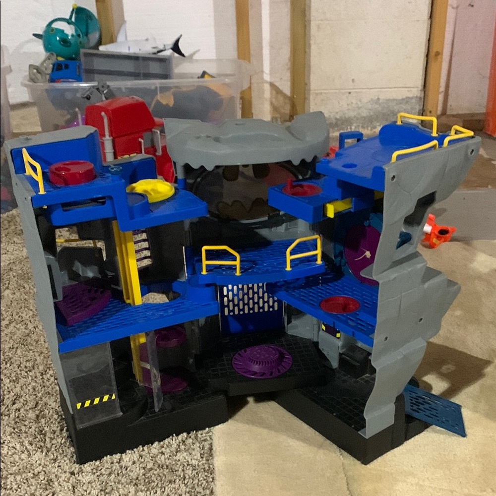 Interactive Blue and Gray Playset